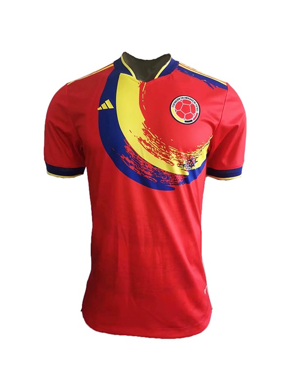 Colombia special player version jersey soccer uniform men's sports football kit red top shirt 2022-2023